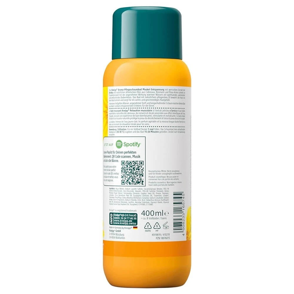 Kneipp Aroma Care Schaumbad Muskelentspann<wbr/>ung mit Arnika 4x400ml