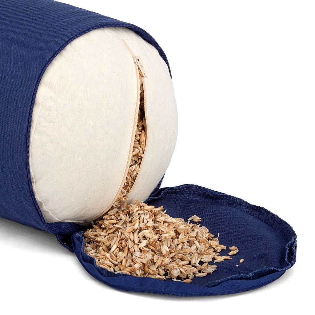 Yoga Bolster BASIC schwarz | Dinkelhülsen