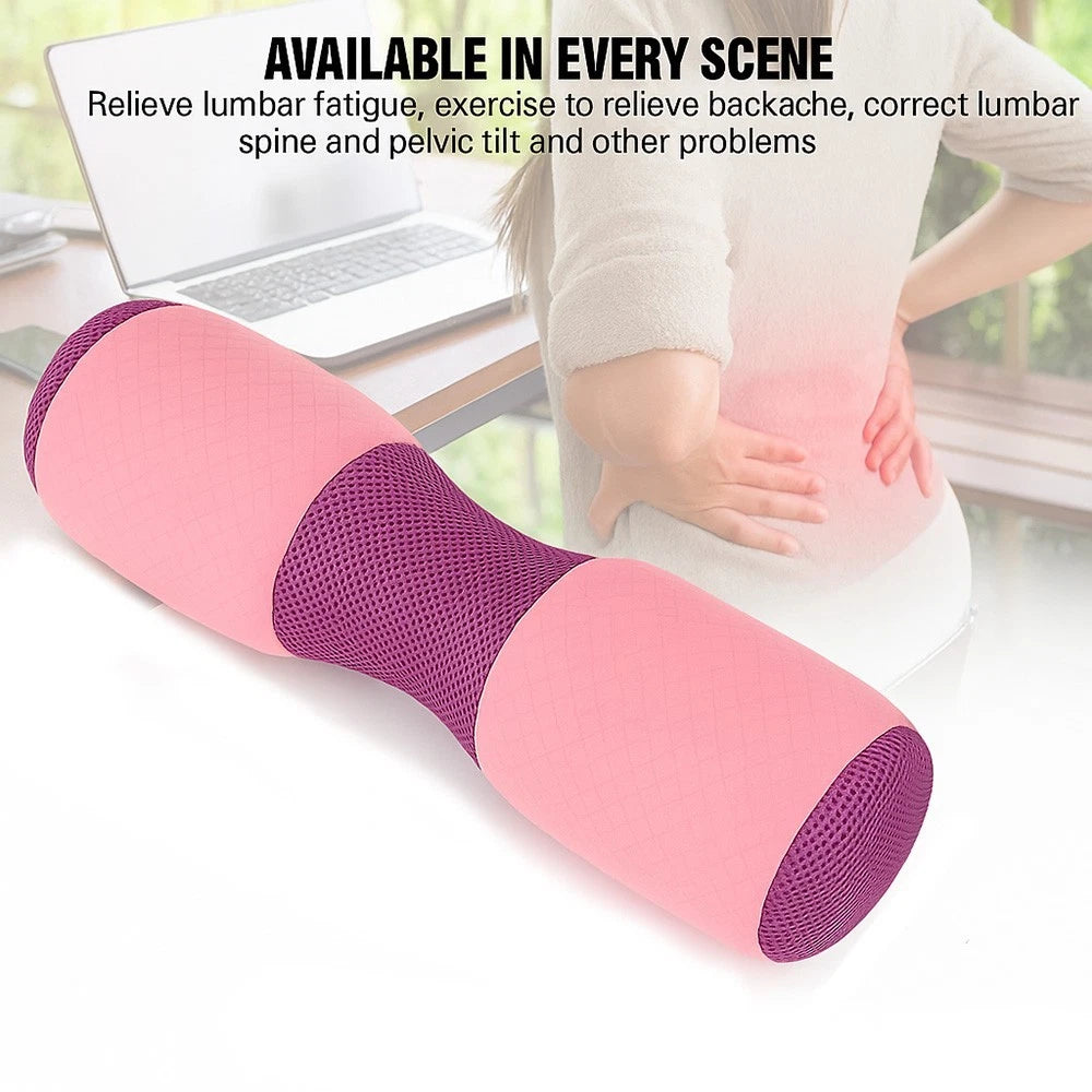 Hapo Yoga Bolster Pillow Waist Hips Neck Support Slow Rebound Foam Cushion