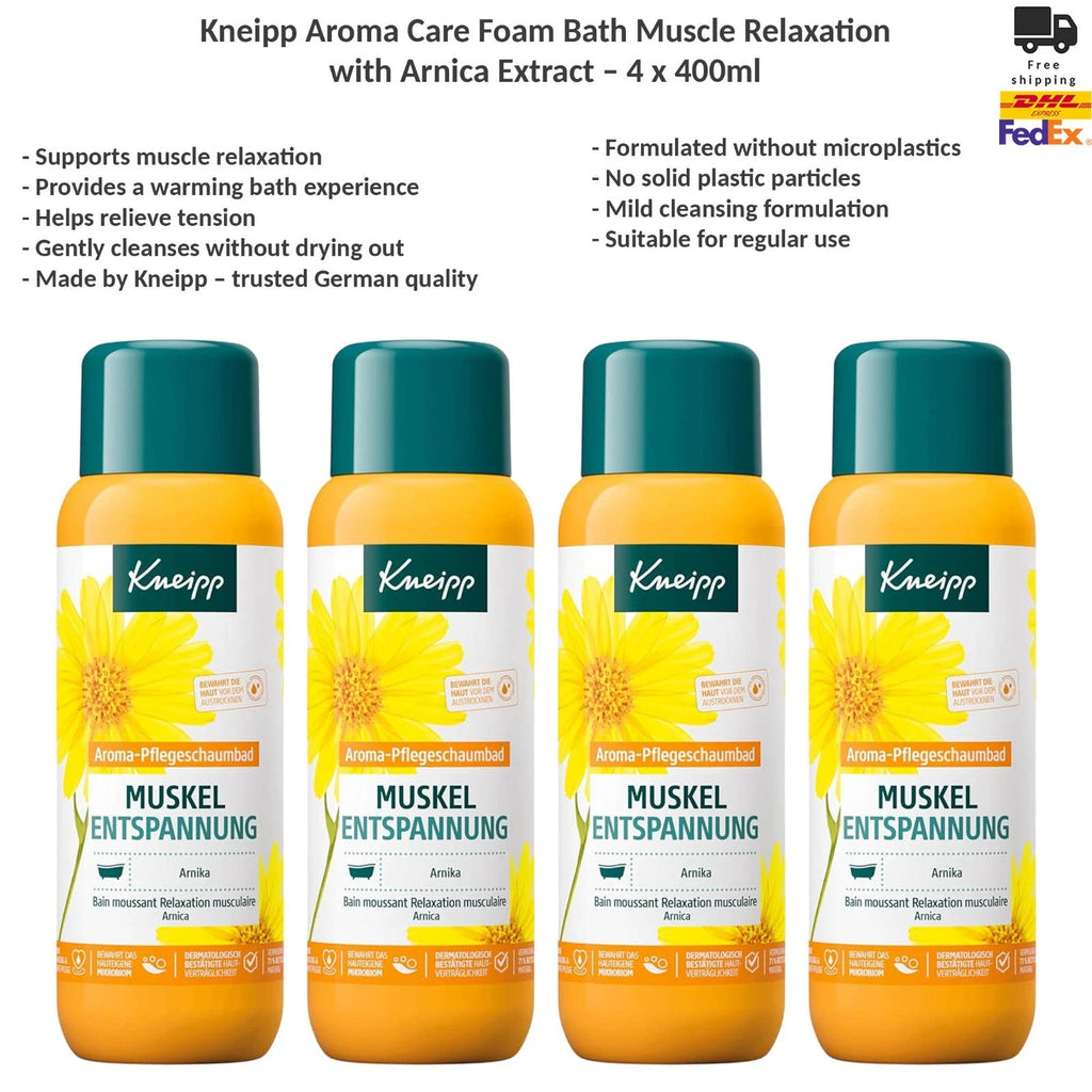 Kneipp Aroma Care Schaumbad Muskelentspann<wbr/>ung mit Arnika 4x400ml
