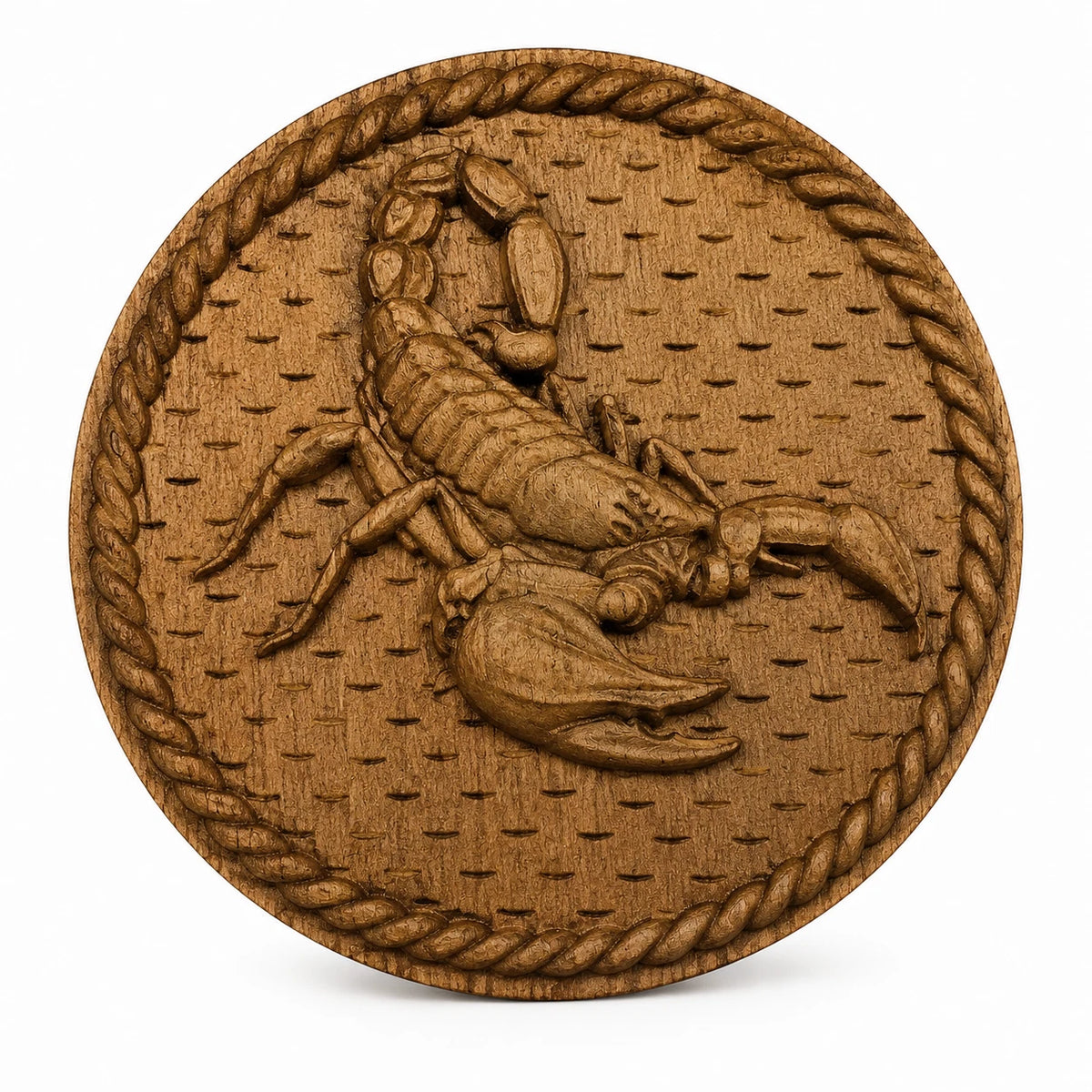 Handmade Zodiac Signs Wall Art Set Wood Carving Astrology Decor 12 Horoscope
