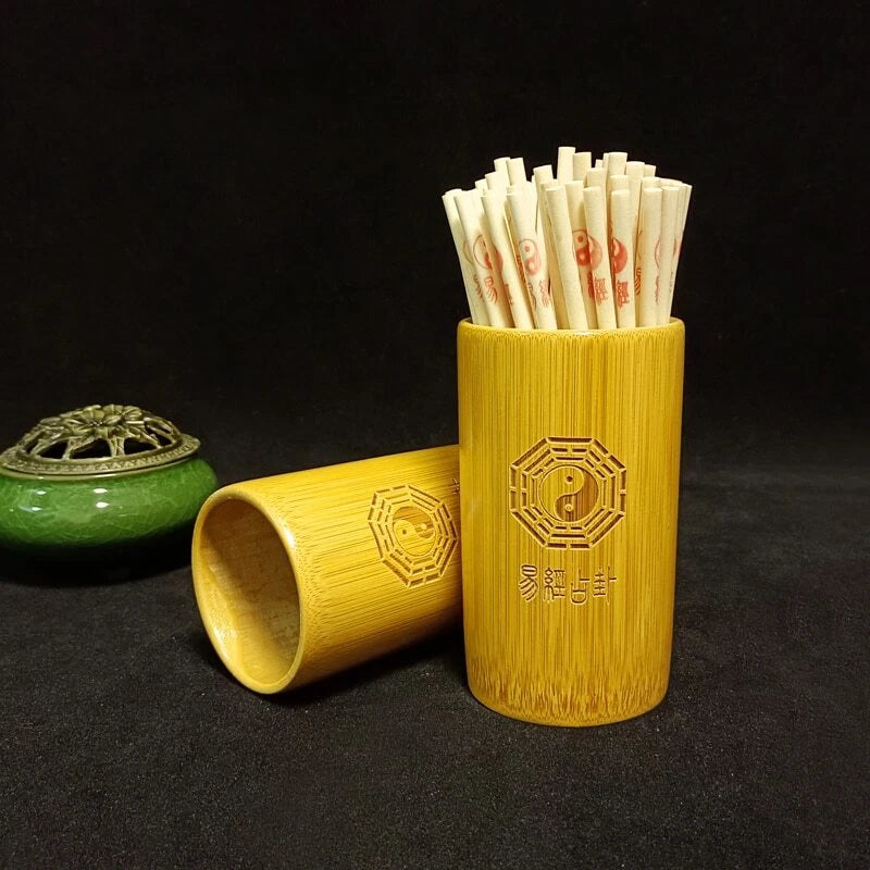 Divination Tools Book of Changes Dayan Changes Bamboo and Wood Strategies Decor