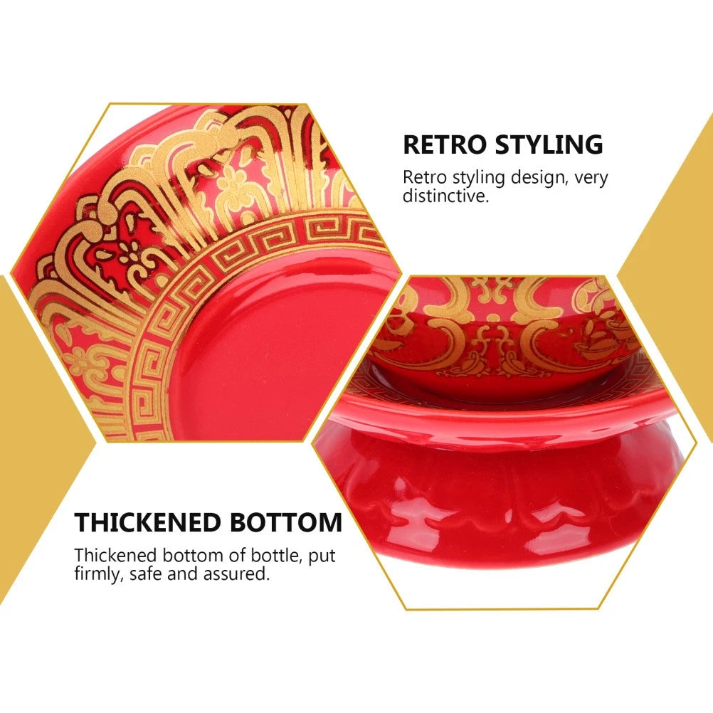 1 Stück Keramik-Wasser<wbr/>becher mit Deckel, Buddha-Anbetun<wbr/>g, Tempel-Versorg<wbr/>ung