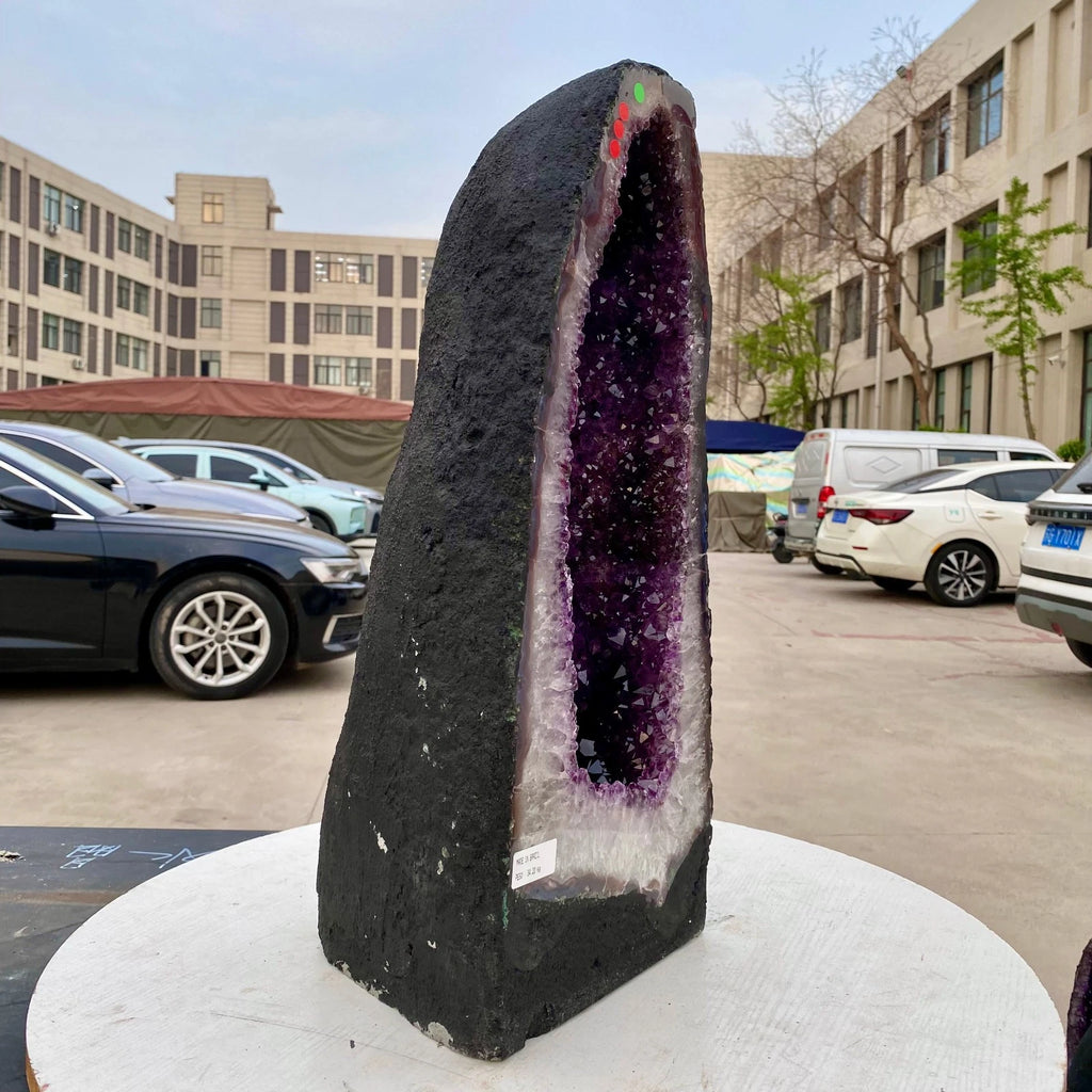74LB Natural Amethyst Cathedral English Cluster Crystal Specimen Healing