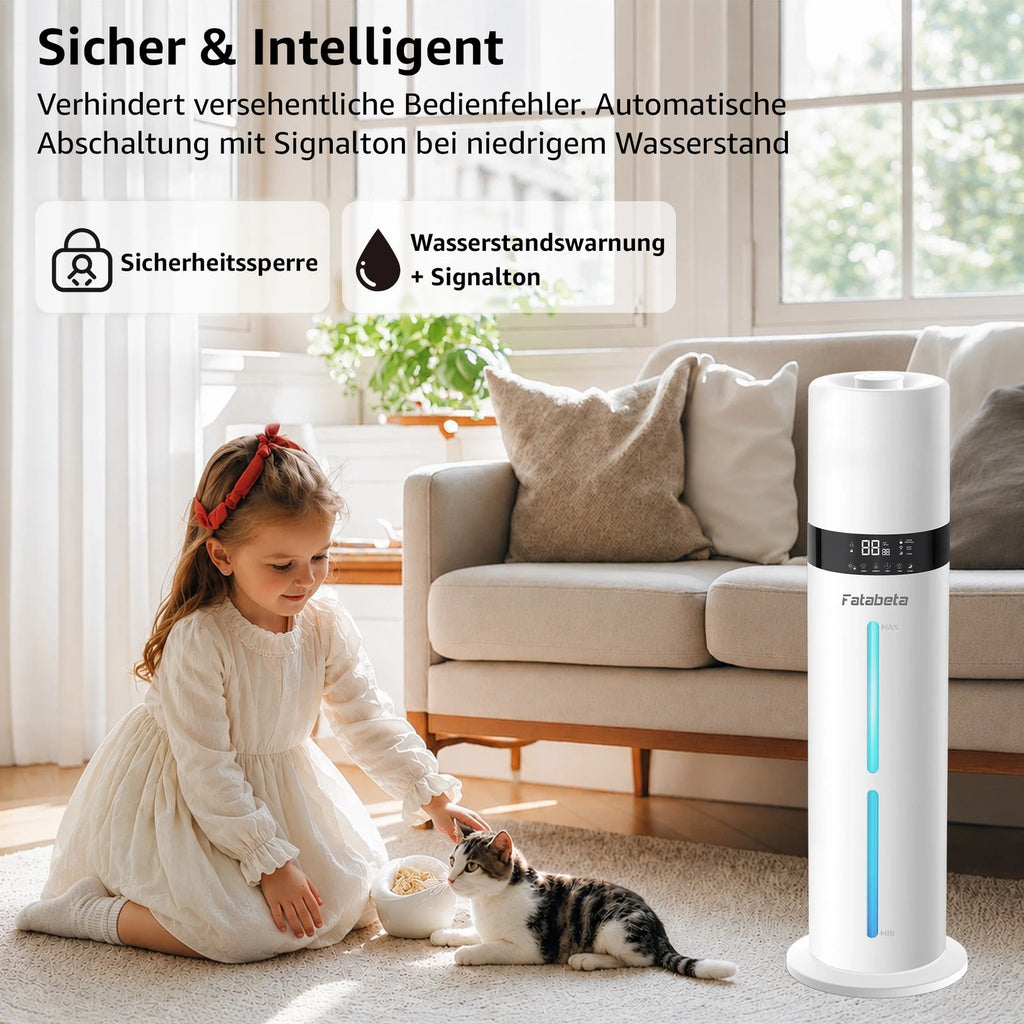 9L Luftbefeuchter Ultraschall Raumbefeuchter Mit Intelligenter Feuchteregelun<wbr/>g