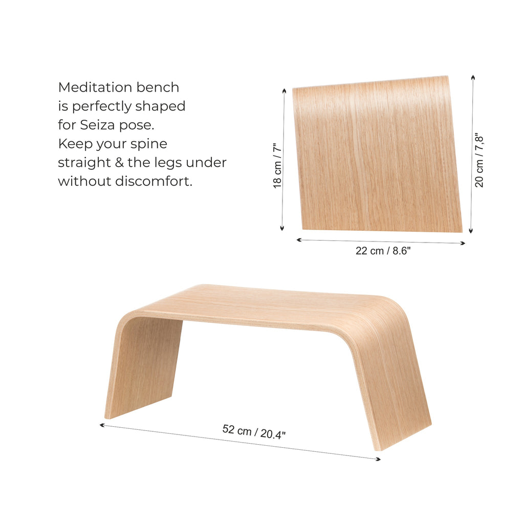 Wooden Bench for Meditation